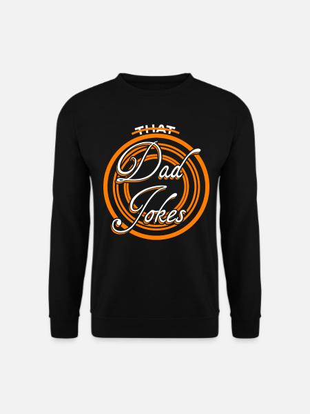 Scherzvater Witz Witze Papa - Unisex Pullover - Schwarz