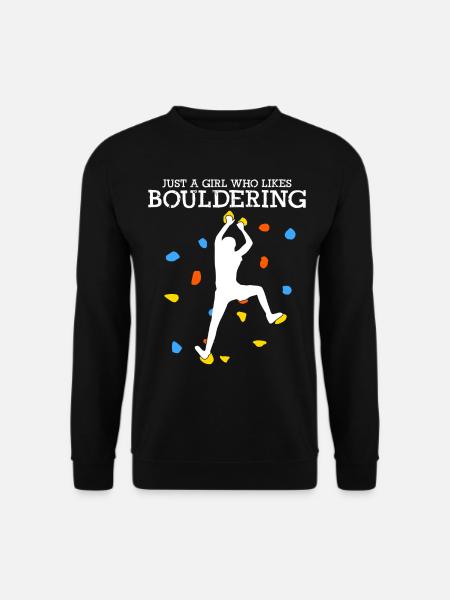 Climbing Bouldering Climbing - Unisex Sweatshirt - black