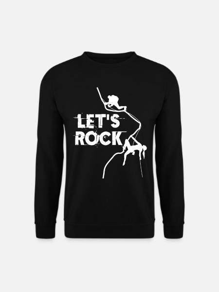 Mountain Climbing Carabiner Climber - Unisex Sweatshirt - black