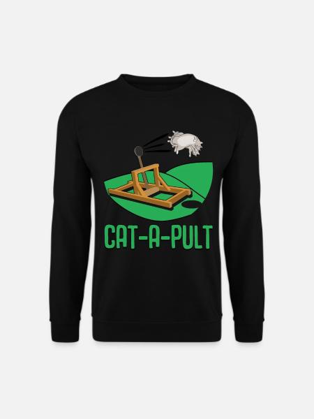 Drôle de chat - Sweat-shirt Unisexe - noir