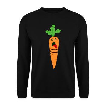 Carottes Mortes Carotte - Sweat-shirt Unisexe - noir - Devant - Alina (178cm) & Michal (187cm)