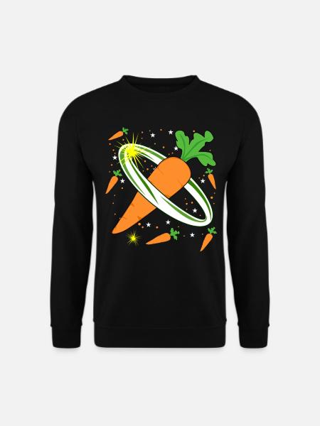 Carrot in Space Carrots - Unisex Sweatshirt - black
