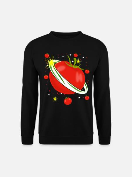 Tomatoes in Space Tomato - Unisex Sweatshirt - black