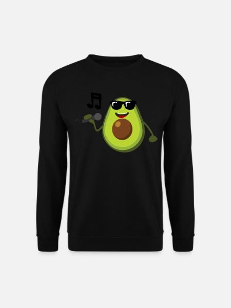 Avocados singing Avocado - Unisex Sweatshirt - black