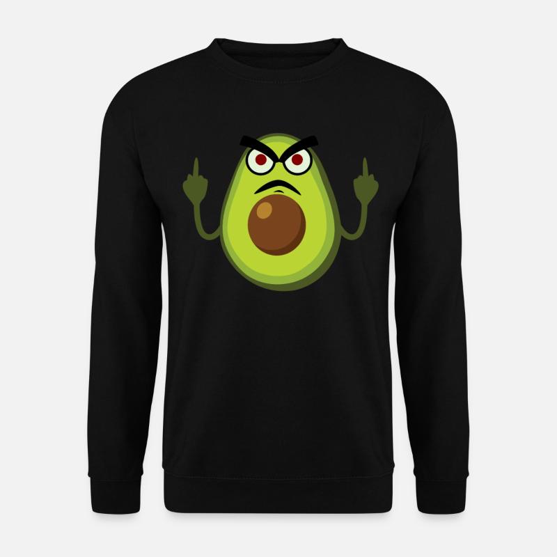 Avocado Angry Avocados - Unisex Sweatshirt - black