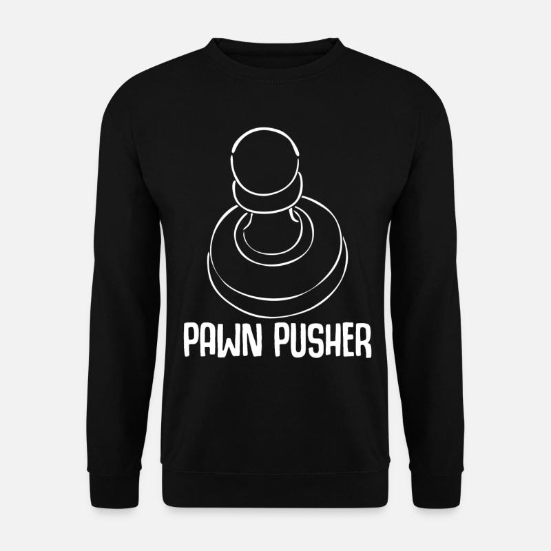 Chess Pawn Pushing Pawns - Unisex Sweatshirt - black