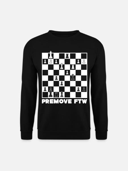 Chess Premove Premoving - Unisex Pullover - Schwarz