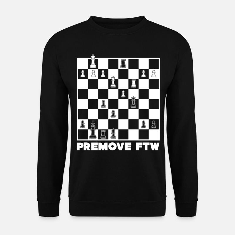 Chess Premove Premoving - Unisex Pullover - Schwarz