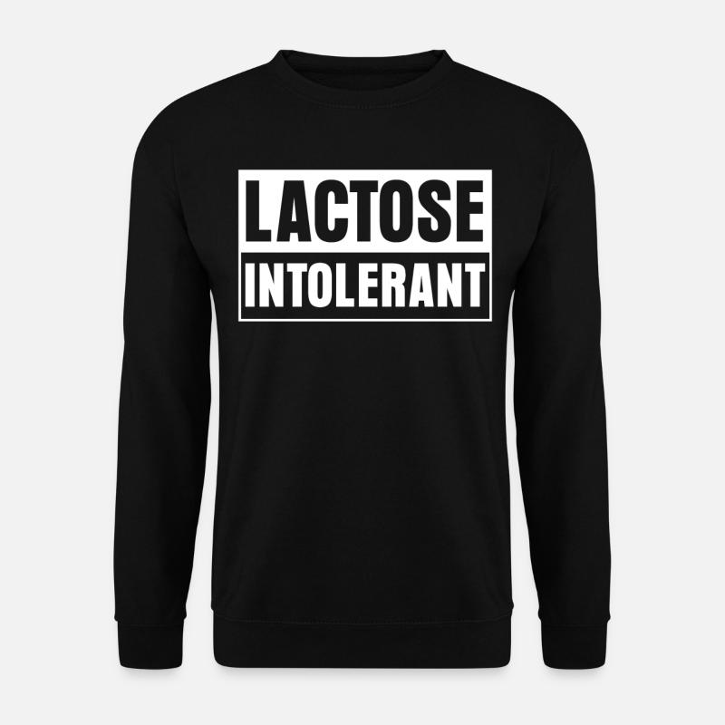 Lactose intolerance Joke - Unisex Sweatshirt - black