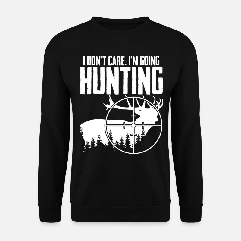 Hunting Hunter - Unisex Pullover - Schwarz