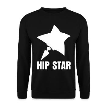 New Hip Implant Hip Surgery - Unisex Sweatshirt - black - Front - Alina (178cm) & Michal (187cm)