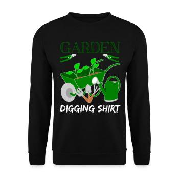Jardinier Jardinage Jardinage Aménagement paysager - Sweat-shirt Unisexe - noir - Devant - Alina (178cm) & Michal (187cm)