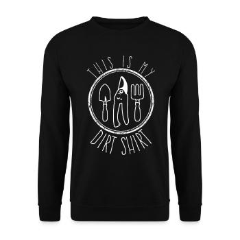 Gardening Gardener Garden - Unisex Sweatshirt - black - Front - Alina (178cm) & Michal (187cm)