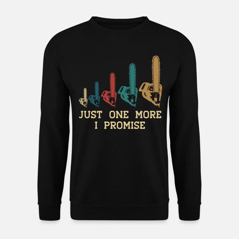 Tronçonneuse Tronçonneuse rétro - Sweat-shirt Unisexe - noir