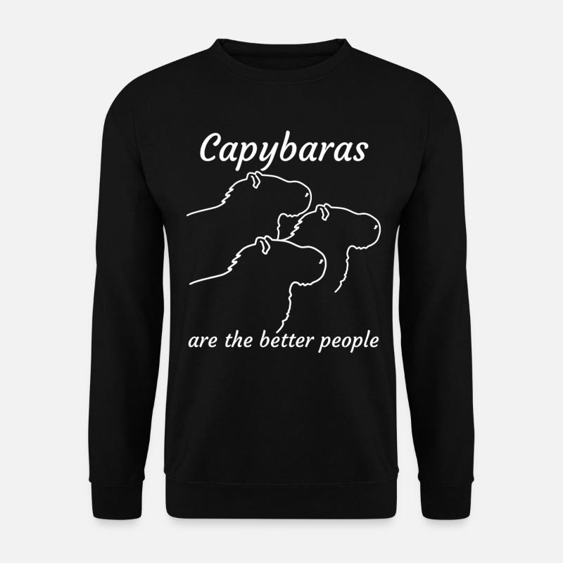 Capybaras Capybara - Sweat-shirt Unisexe - noir