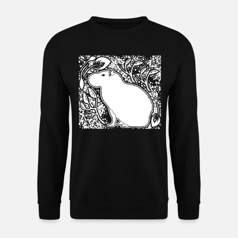 Capybara Capybaras mignons - Sweat-shirt Unisexe - noir