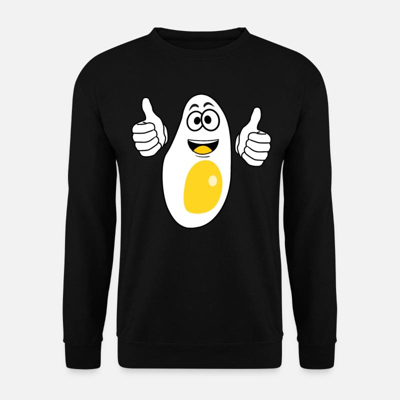 Eggs Fried Egg - Unisex Sweatshirt - black
