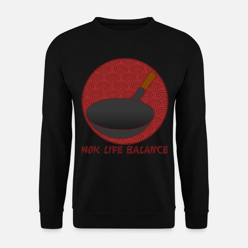 Wok Joke Pan - Unisex Sweatshirt - black