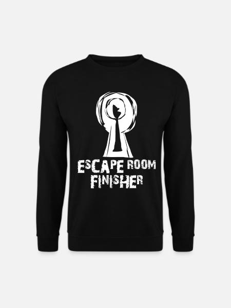 Jeu d’évasion Escape Room Finisher - Sweat-shirt Unisexe - noir