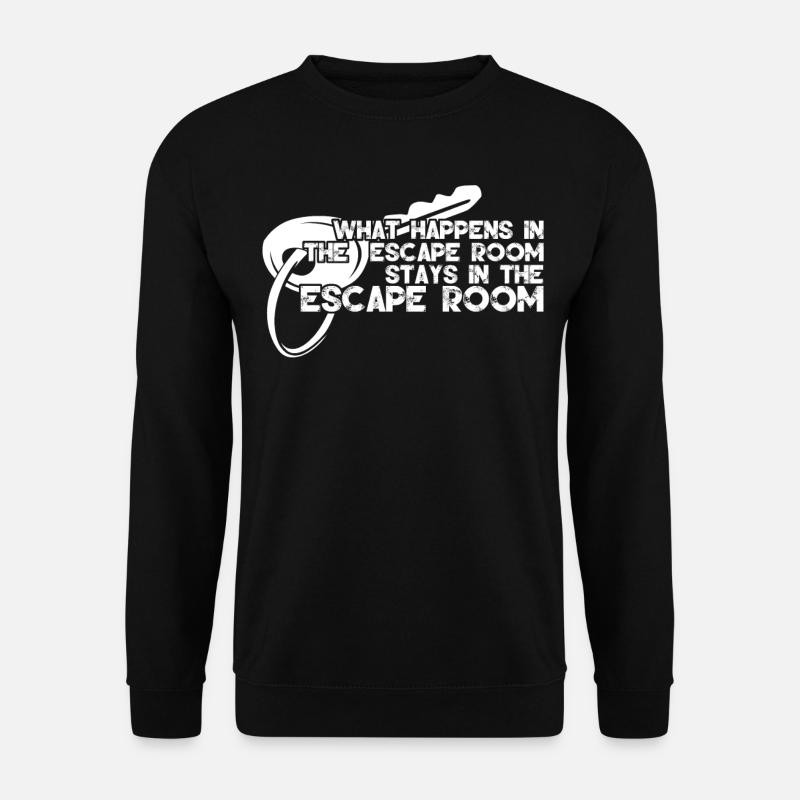Escape Room Game - Unisex Sweatshirt - black