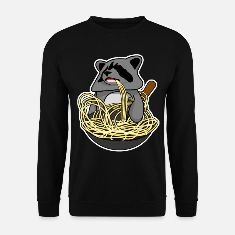 Wok Pan Raton laveur - Sweat-shirt Unisexe - noir