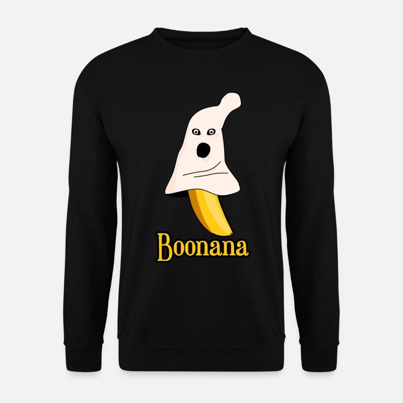 Banana Ghost Bananas - Unisex Sweatshirt - black