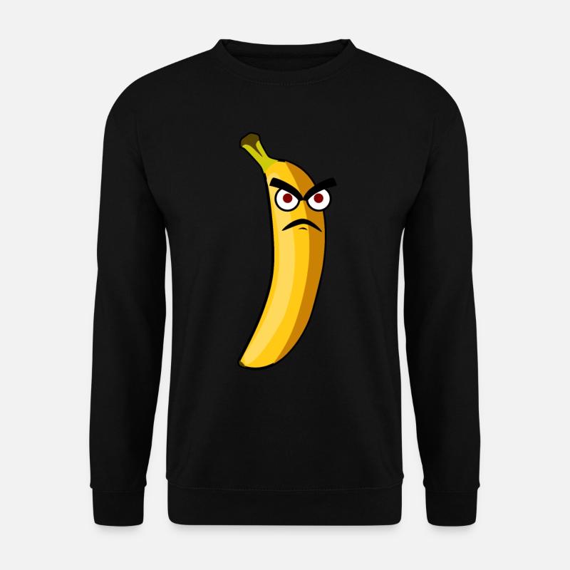 Banana Grumpy Bananas - Unisex Sweatshirt - black