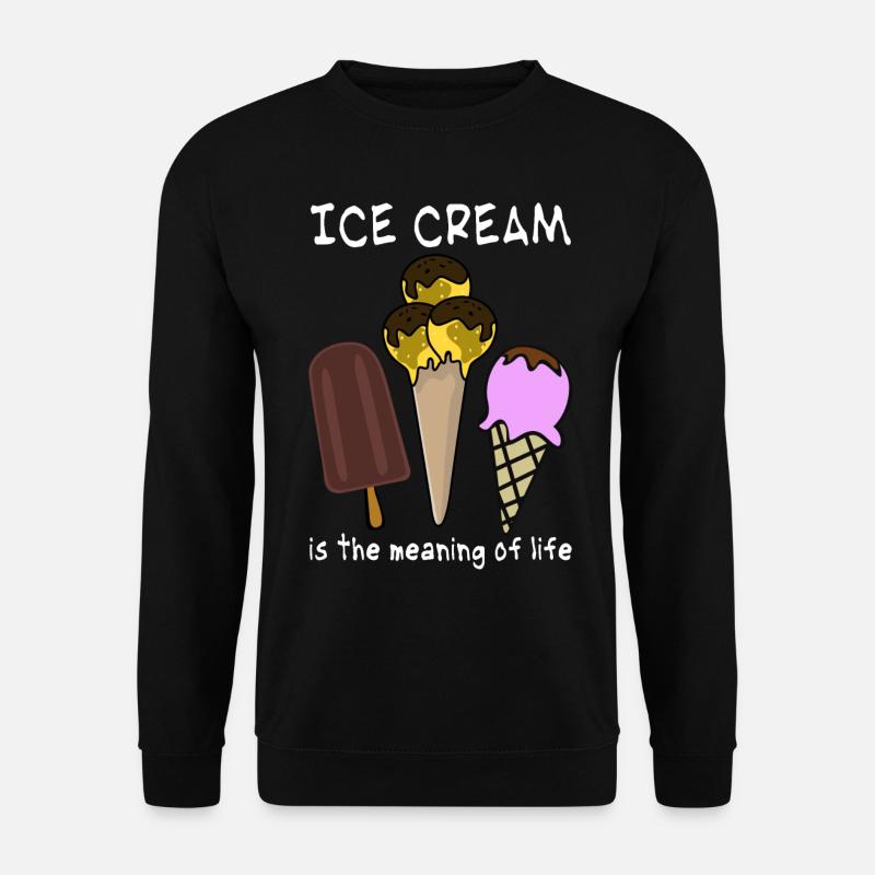 Icecream Ice Cream - Unisex Sweatshirt - black