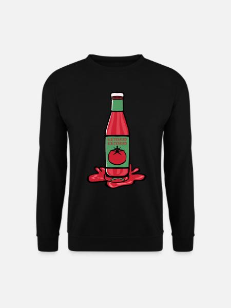 Tomato Ketchup Tomatoes - Unisex Sweatshirt - black