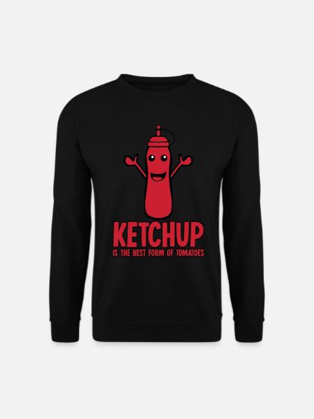Tomatos Tomato Ketchup - Unisex Sweatshirt - black