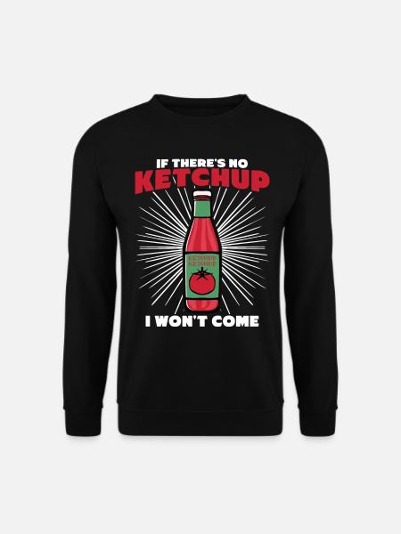 Tomato Ketchup with Tomatos - Unisex Sweatshirt - black