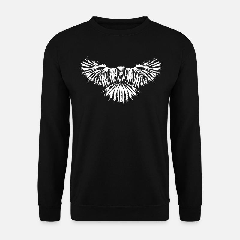 Raven Crow Ravens Crows - Unisex Sweatshirt - black