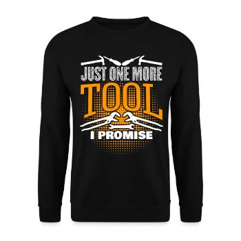 Tools Craftsman Tool DIY - Unisex Pullover - Schwarz - Vorne - Alina (178cm) & Michal (187cm)
