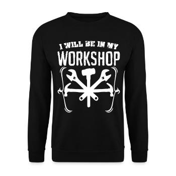 DIY Tools Craftsman Tool - Unisex Pullover - Schwarz - Vorne - Alina (178cm) & Michal (187cm)