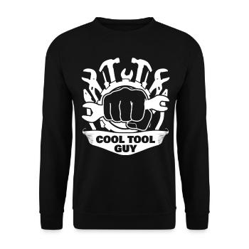 Tool Guy Craftsman Tools - Unisex Pullover - Schwarz - Vorne - Alina (178cm) & Michal (187cm)