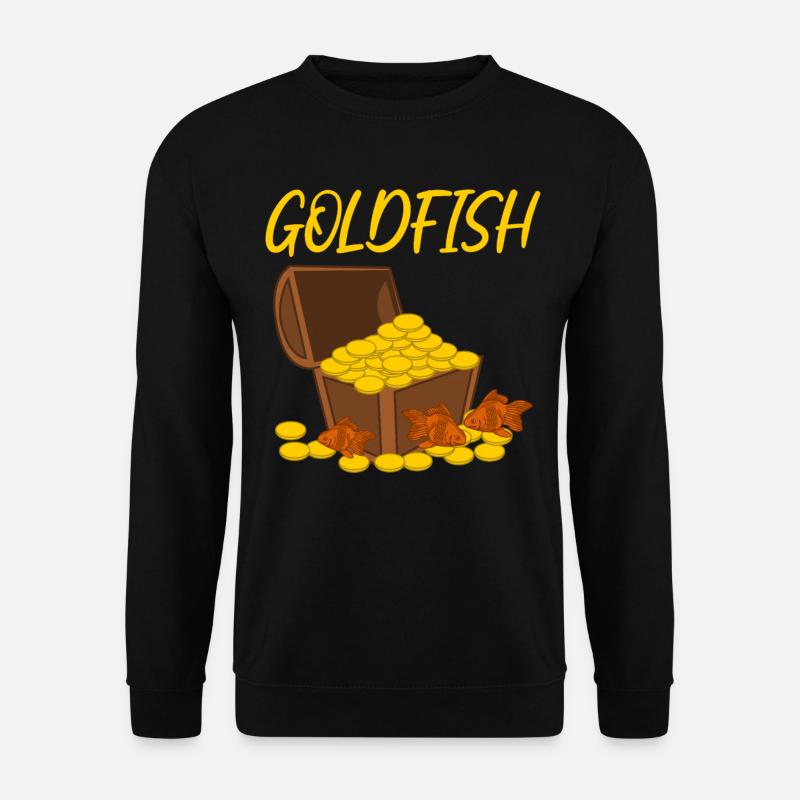Gold Fish Goldfish - Unisex Pullover - Schwarz