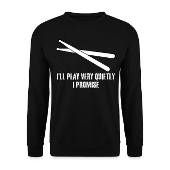 Drummer Drum Drumset Drums Drumsticks - Sweat-shirt Unisexe - noir - Devant - Alina (178cm) & Michal (187cm)