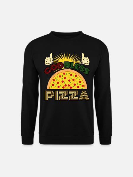 Pizza Saying Pizzaria - Unisex Sweatshirt - black