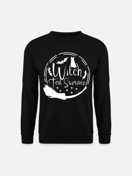 Witch Test Witch's Broom Witchcraft - Unisex Sweatshirt - black