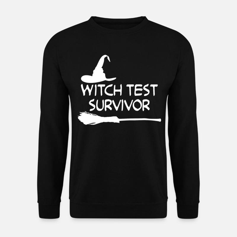 Witchcraft Witch Test Witch's Broom - Unisex Pullover - Schwarz