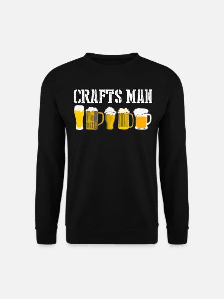 Craft beer brewing Hops Malt - Unisex Sweatshirt - black
