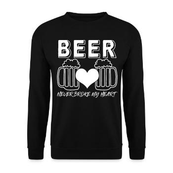 Craft Beer Beer Brewing - Unisex Sweatshirt - black - Front - Alina (178cm) & Michal (187cm)