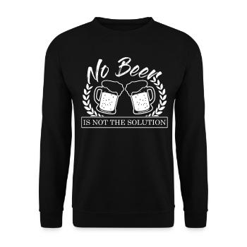 Accueil Brasserie Bière artisanale Brassage de bière - Sweat-shirt Unisexe - noir - Devant - Alina (178cm) & Michal (187cm)
