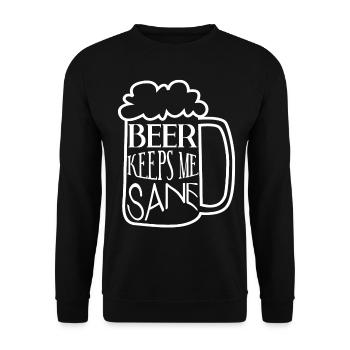 Brassage de bière Brasserie à domicile Bière artisanale - Sweat-shirt Unisexe - noir - Devant - Alina (178cm) & Michal (187cm)