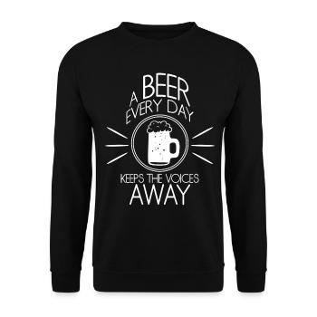 Bière artisanale Brasserie à domicile Brassage de bière - Sweat-shirt Unisexe - noir - Devant - Alina (178cm) & Michal (187cm)