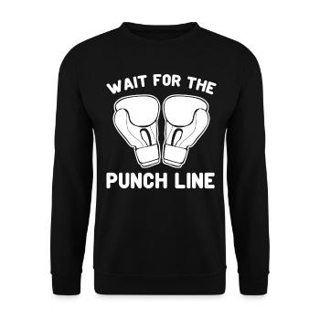 Boxer Boxing Gloves - Unisex Pullover - Schwarz - Vorne - Alina (178cm) & Michal (187cm)