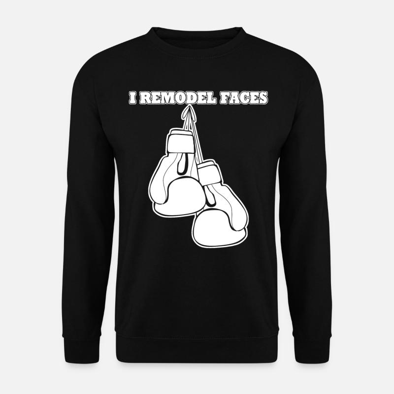 Boxer Joke Boxing Gloves - Unisex Sweatshirt - black