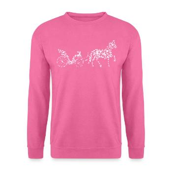 Coachman Horse Carriage - Unisex Sweatshirt - pink - Front