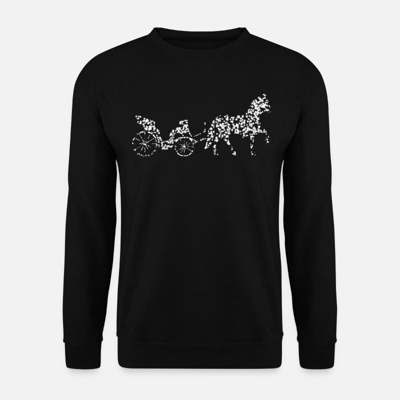 Cocher Calèche Cochers - Sweat-shirt Unisexe - noir