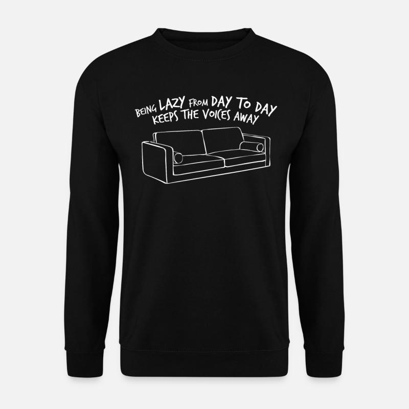 Couch Joke Sofa - Unisex Pullover - Schwarz